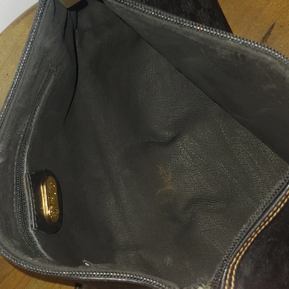 Authentic Vintage Gucci Interlocking GG Monogram Micro Guccissima Crossbody Bag - Picture 7 of 9